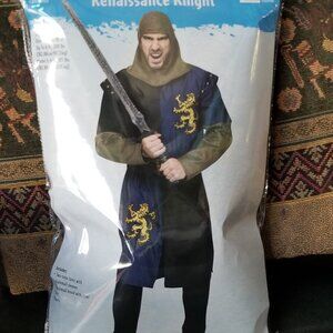 Medieval Knight Halloween Costume, Men's, One Size